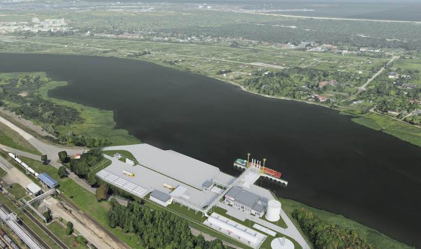Terminal LNG małej skali w Gdańsku - wizualizacja1
